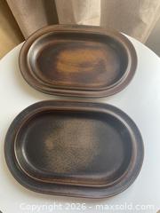MaxSold Auction: 2 Vintage Arabia "Ruska" Platters - Made in Finland  - Toronto (Ontario, Canada) SELLER MANAGED Downsizing Online Auction - Maplewood Avenue