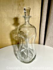 MaxSold Auction: Danish Kluk Kluk Decanter Designed by Jacob Bang for Holmegaard  - Toronto (Ontario, Canada) SELLER MANAGED Downsizing Online Auction - Maplewood Avenue