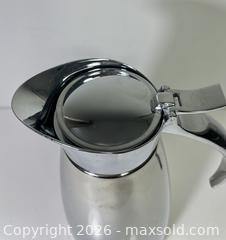 MaxSold Auction: "Eleganze" Steel Insulated Pitcher From German Brand Esma  1 Litre  - Toronto (Ontario, Canada) SELLER MANAGED Downsizing Online Auction - Maplewood Avenue
