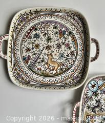 MaxSold Auction: Hand-Painted Ceramic Serving Platter Made in  Portugal, Featuring Detailed Design of Flora and Fauna in 17th Century style  - Toronto (Ontario, Canada) SELLER MANAGED Downsizing Online Auction - Maplewood Avenue