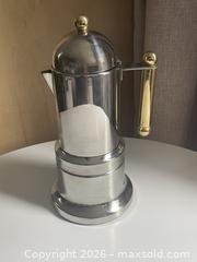 MaxSold Auction: "Kontessa" Moka Pot- made in Italy  - Toronto (Ontario, Canada) SELLER MANAGED Downsizing Online Auction - Maplewood Avenue