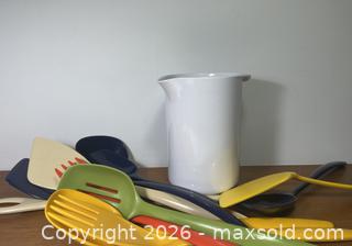 MaxSold Auction: Vintage Rosti Denmark Pitcher and Variety of Rosti Utensils  - Toronto (Ontario, Canada) SELLER MANAGED Downsizing Online Auction - Maplewood Avenue