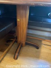 MaxSold Auction: Square Wood Dining Table with Corner Banquette C - Kingston (Ontario, Canada) Moving Online Auction - Lundy's Lane
