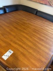 MaxSold Auction: Square Wood Dining Table with Corner Banquette C - Kingston (Ontario, Canada) Moving Online Auction - Lundy's Lane