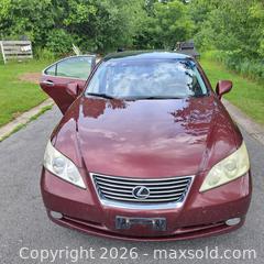 MaxSold Auction: 2007 Lexus ES 350 Sedan VIN: JTHBJ46GX72119673 - South Frontenac (Ontario, Canada) PARTNER MANAGED Downsizing Online Auction - Wolfe Swamp Road