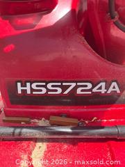 MaxSold Auction: Honda HSS724A Snowblower  - South Frontenac (Ontario, Canada) PARTNER MANAGED Downsizing Online Auction - Wolfe Swamp Road