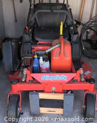 MaxSold Auction: Simplicity Courier Zero-Turn Mower ZT1644 with Briggs & Stratton 23HP Engine - South Frontenac (Ontario, Canada) PARTNER MANAGED Downsizing Online Auction - Wolfe Swamp Road