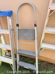 MaxSold Auction: 3 ladders  - Gananoque (Ontario, Canada) SELLER MANAGED Downsizing Online Auction -Elmwood Drive
