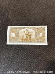 MaxSold Auction: Bank of Canada - $100 note - 1937 - Gananoque (Ontario, Canada) SELLER MANAGED Downsizing Online Auction -Elmwood Drive