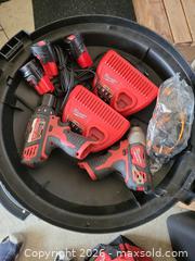 MaxSold Auction: Milwaukee drills - Gananoque (Ontario, Canada) SELLER MANAGED Downsizing Online Auction -Elmwood Drive