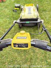 MaxSold Auction: Ryobi lawn mower with battery and charger  - Gananoque (Ontario, Canada) SELLER MANAGED Downsizing Online Auction -Elmwood Drive