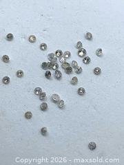 MaxSold Auction: (0.51ctw) REAL! NATURAL ROUND DIAMONDS!  1.2-1.3mm - Toronto (Ontario, Canada) PARTNER MANAGED Downsizing Online Auction - Queen Street E