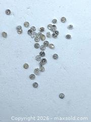 MaxSold Auction: (0.51ctw) REAL! NATURAL ROUND DIAMONDS!  1.2-1.3mm - Toronto (Ontario, Canada) PARTNER MANAGED Downsizing Online Auction - Queen Street E