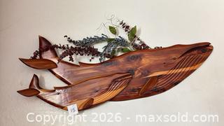 MaxSold Auction: Blue Whale Wall Decor by Rising Tide Sculpture - Castro Valley (California, USA) PARTNER MANAGED Estate Sale Online Auction - Dunnigan Court