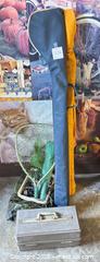 MaxSold Auction: Fishing Gear Rods, Reels, Tackle Box & Landing Net - Castro Valley (California, USA) PARTNER MANAGED Estate Sale Online Auction - Dunnigan Court