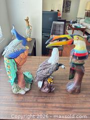 MaxSold Auction: Franklin Mint Royal Peacock Porcelain & Wood Figurines - Castro Valley (California, USA) PARTNER MANAGED Estate Sale Online Auction - Dunnigan Court