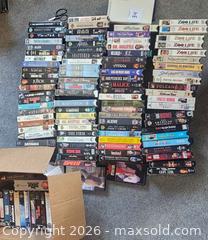 MaxSold Auction: VHS Tapes of various genres - Castro Valley (California, USA) PARTNER MANAGED Estate Sale Online Auction - Dunnigan Court