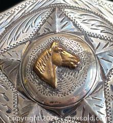 MaxSold Auction: Vintage Irvine & Jachens Sterling Silver Western Equestrian Buckle - Castro Valley (California, USA) PARTNER MANAGED Estate Sale Online Auction - Dunnigan Court