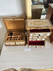 MaxSold Auction: Vintage Ornate Jewelry Boxes & Jewelry - Castro Valley (California, USA) PARTNER MANAGED Estate Sale Online Auction - Dunnigan Court