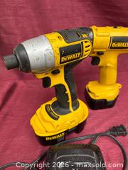MaxSold Auction: DeWalt Cordless Drill/Driver with 2 Batteries - Renfrew (Ontario, Canada) SELLER MANAGED Downsizing Online Auction - Plaunt Street