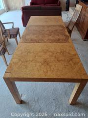 MaxSold Auction: Birds Eye Maple Dining Table & Chairs - Saanich (British Columbia, Canada) SELLER MANAGED Estate Sale Online Auction - Polson Terrace