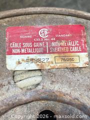 MaxSold Auction: Canadex NMD90 14/2 Romex White Cable, 2 Spools - Brantford (Ontario, Canada) SELLER MANAGED Commercial Liquidation Online Auction - Campbell Street