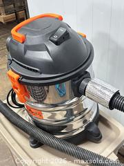 MaxSold Auction: Kubota 5-Gallon Stainless Steel Wet/Dry Vacuum 120V - Brantford (Ontario, Canada) SELLER MANAGED Commercial Liquidation Online Auction - Campbell Street