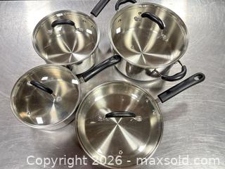 MaxSold Auction: Master Chef 18/10 Stainless Steel 4-Pot Cookware Set - Brantford (Ontario, Canada) SELLER MANAGED Commercial Liquidation Online Auction - Campbell Street