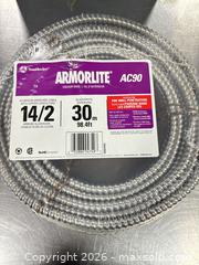 MaxSold Auction: Southwire Armored Cable (AC) 14/2 30 m (98.4 ft) - Brantford (Ontario, Canada) SELLER MANAGED Commercial Liquidation Online Auction - Campbell Street