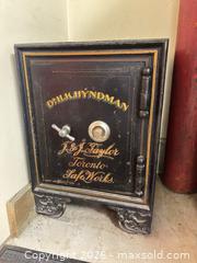 MaxSold Auction: Antique J.&J. Taylor safe from Toronto Safe Works C - South Huron (Ontario, Canada) PARTNER MANAGED Estate Sale Online Auction - Gidley Street West