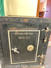 MaxSold Auction: Antique Royal Metal Mfg Co Vault Safe C - South Huron (Ontario, Canada) PARTNER MANAGED Estate Sale Online Auction - Gidley Street West