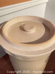 MaxSold Auction: Awesome Crock with lid.  A - South Huron (Ontario, Canada) PARTNER MANAGED Estate Sale Online Auction - Gidley Street West