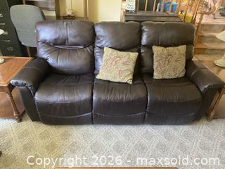 MaxSold Auction: Leather Reclining Sofa. C - South Huron (Ontario, Canada) PARTNER MANAGED Estate Sale Online Auction - Gidley Street West