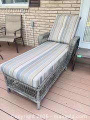 MaxSold Auction: Lounge Chair and Side Table  C - South Huron (Ontario, Canada) PARTNER MANAGED Estate Sale Online Auction - Gidley Street West