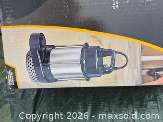 MaxSold Auction: Submersible Effluent Pump    B  - South Huron (Ontario, Canada) PARTNER MANAGED Estate Sale Online Auction - Gidley Street West