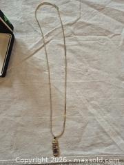 MaxSold Auction: 10K Gold Star of David Floral Pendant Necklace, 24 in Herringbone - Markham (Ontario, Canada) PARTNER MANAGED Downsizing Online Auction - Forest Park Crescent