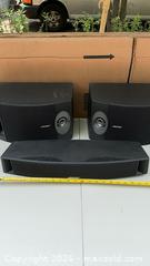 MaxSold Auction: Bose 201 Center Channel + Pair Bookshelf Speakers, Black - Markham (Ontario, Canada) PARTNER MANAGED Downsizing Online Auction - Forest Park Crescent