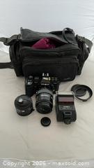 MaxSold Auction: Minolta Maxxum 7000 Camera Kit with AF 28-85, Flash, Bag - Markham (Ontario, Canada) PARTNER MANAGED Downsizing Online Auction - Forest Park Crescent