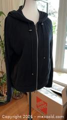 MaxSold Auction: NEW Designer Giorgio Armani 100% Cashmere Zip-Up Hoodie Black, EU 44 - Markham (Ontario, Canada) PARTNER MANAGED Downsizing Online Auction - Forest Park Crescent