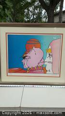 MaxSold Auction: Signed Vintage Limited Edition Pop/Psychedelic Portrait, Framed - Markham (Ontario, Canada) PARTNER MANAGED Downsizing Online Auction - Forest Park Crescent