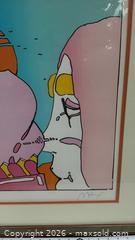 MaxSold Auction: Signed Vintage Limited Edition Pop/Psychedelic Portrait, Framed - Markham (Ontario, Canada) PARTNER MANAGED Downsizing Online Auction - Forest Park Crescent