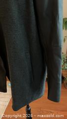 MaxSold Auction: Theory Mid-Thigh Wool Coat with Leather Sleeves, Size M - Markham (Ontario, Canada) PARTNER MANAGED Downsizing Online Auction - Forest Park Crescent