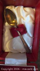 MaxSold Auction: 1950s Silver-Gilt Egg Cup and Spoon with London Hallmarks A - Mississippi Mills (Ontario, Canada) Moving Online Auction - Vaughan Street