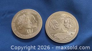 MaxSold Auction: 1972 Jamaica & Cayman Islands Commemorative Coins, 10 & 25 Dollars A - Mississippi Mills (Ontario, Canada) Moving Online Auction - Vaughan Street