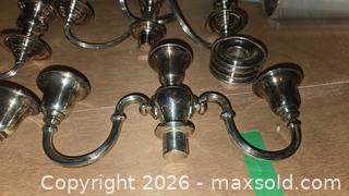 MaxSold Auction: Birks Sterling Silver Double-Arm Wall Sconces  and 2 non Sterling sconces B - Mississippi Mills (Ontario, Canada) Moving Online Auction - Vaughan Street