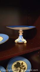 MaxSold Auction: Blue & White Porcelain Footed Cake Stand and Salad/Dessert Plates B - Mississippi Mills (Ontario, Canada) Moving Online Auction - Vaughan Street
