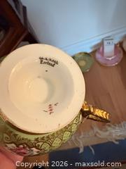 MaxSold Auction: Bone China Teacup & Saucer Set — 3 Pairs (Old Royal, Coalport) B - Mississippi Mills (Ontario, Canada) Moving Online Auction - Vaughan Street