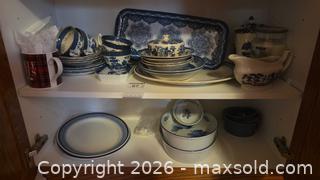 MaxSold Auction: Booths & Churchill Blue & White Transferware Dinnerware B - Mississippi Mills (Ontario, Canada) Moving Online Auction - Vaughan Street