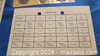 MaxSold Auction: Canadian Mint Specimen Card Coin Sets A - Mississippi Mills (Ontario, Canada) Moving Online Auction - Vaughan Street