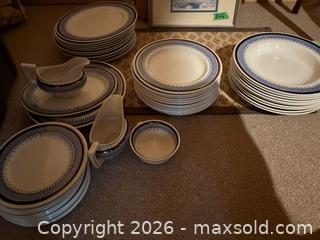 MaxSold Auction: Cauldon Blue & White Porcelain Dinnerware B - Mississippi Mills (Ontario, Canada) Moving Online Auction - Vaughan Street